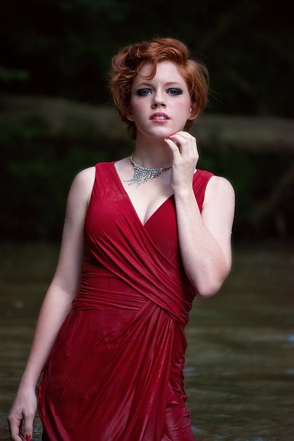 red dress photo