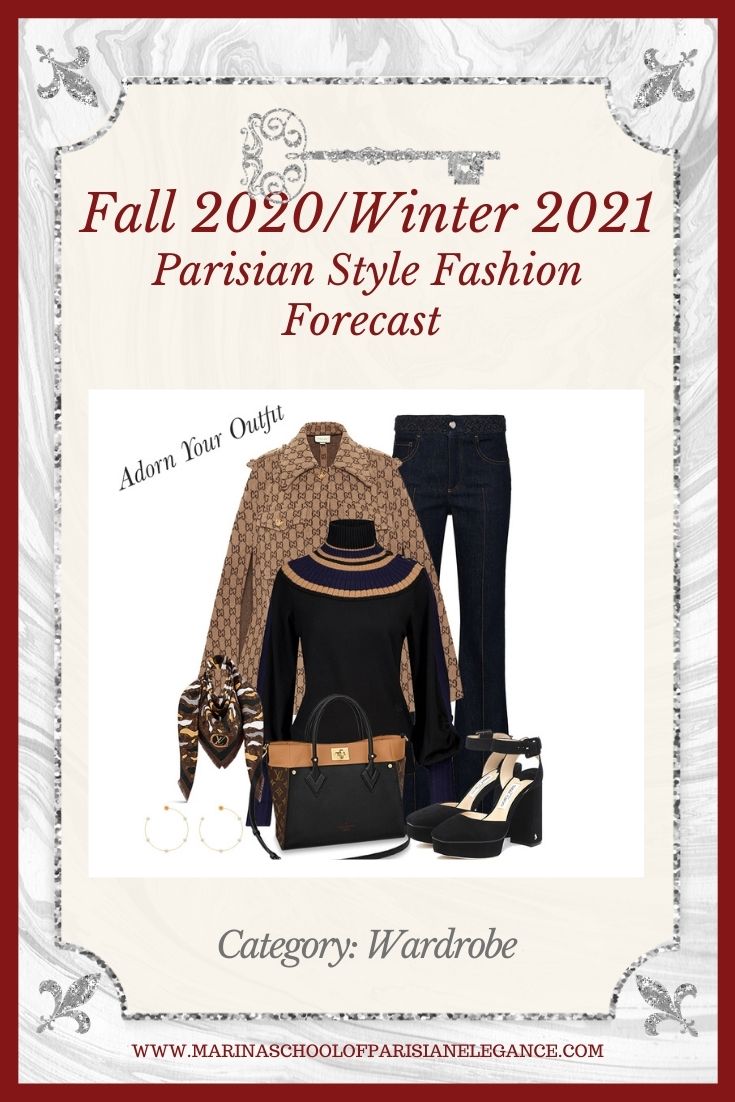 Instagram post for Fall 2020 / Winter 2021 Parisian Style Fashion Forecast