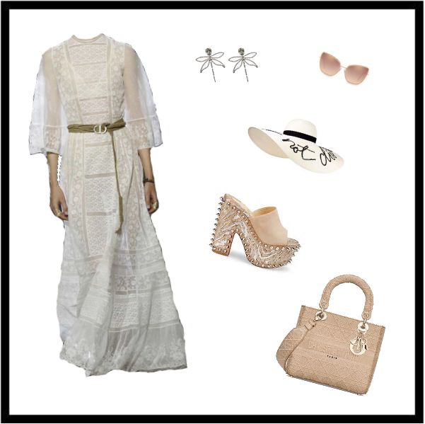 Spring_Summer Parisian Style Fashion Forecast for 2020: Transparent white maxi dress style guide by the personal stylist expert in Parisian style